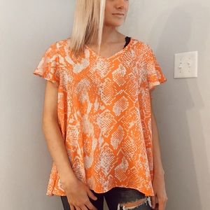 Buddy Love Snakeprint Blouse
